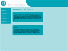 Tablet Screenshot of jsieurope.org